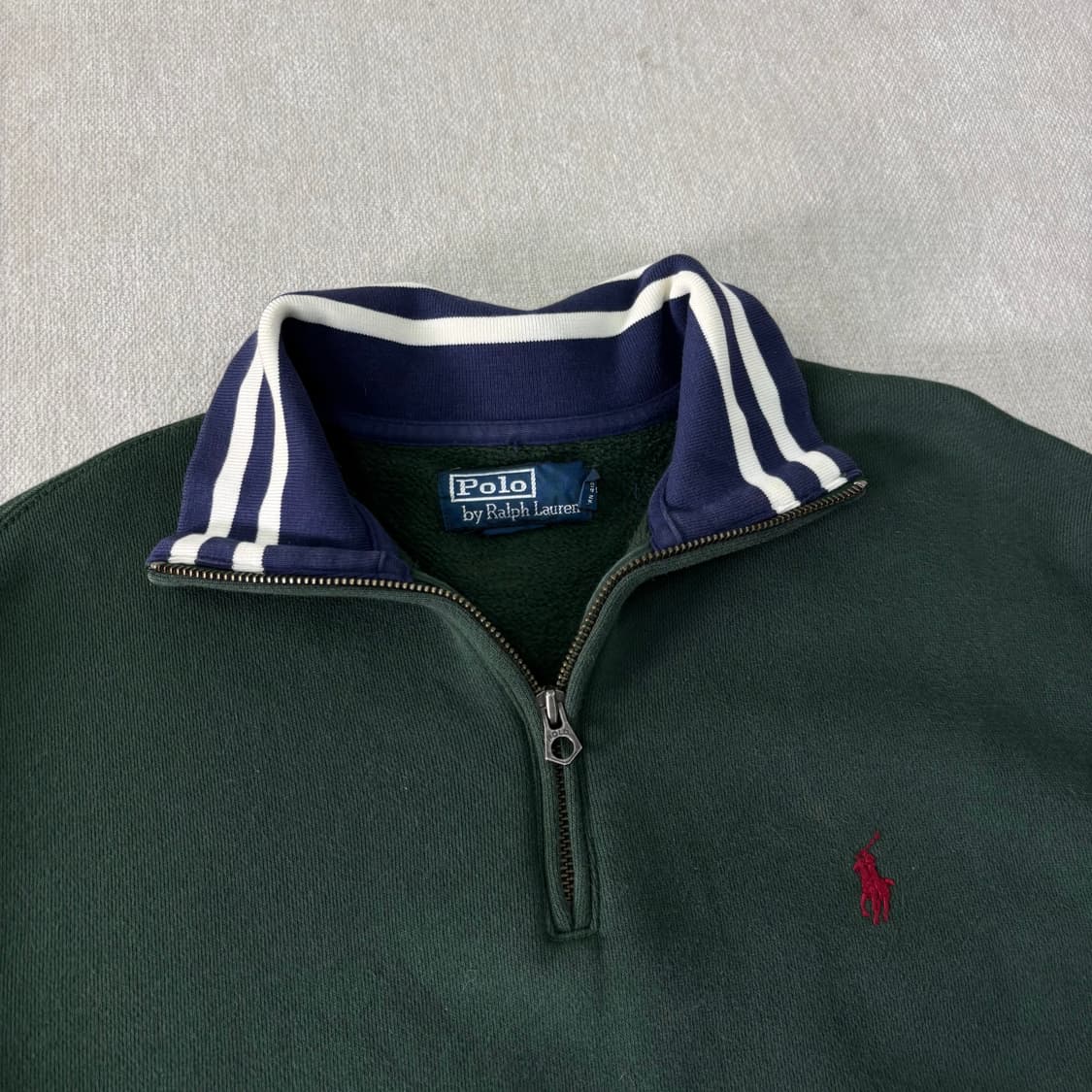 100 폴로랄프로렌 스몰포니 반집업 니트 상품이미지2