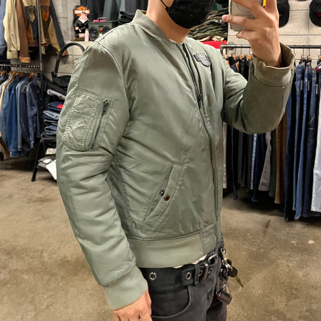 할리데이비슨 ma-1 봄버 자켓 (95) 상품이미지7