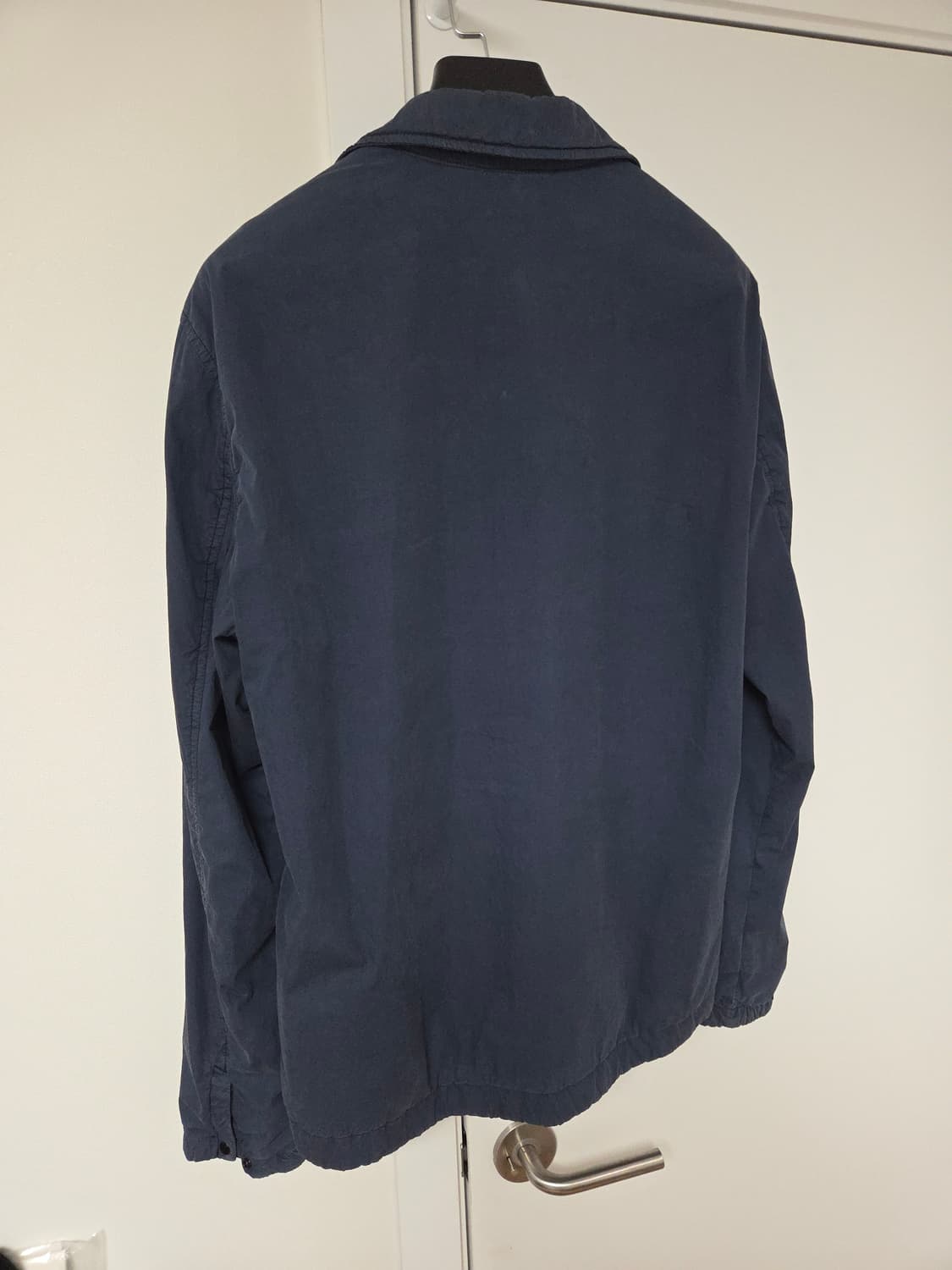 스톤아일랜드 C/N 코튼나일론 가먼트 오버셔츠 아비오블루 L 상품이미지4