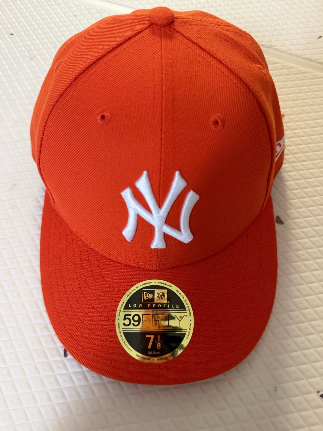 뉴에라 주황 모자 상품이미지1