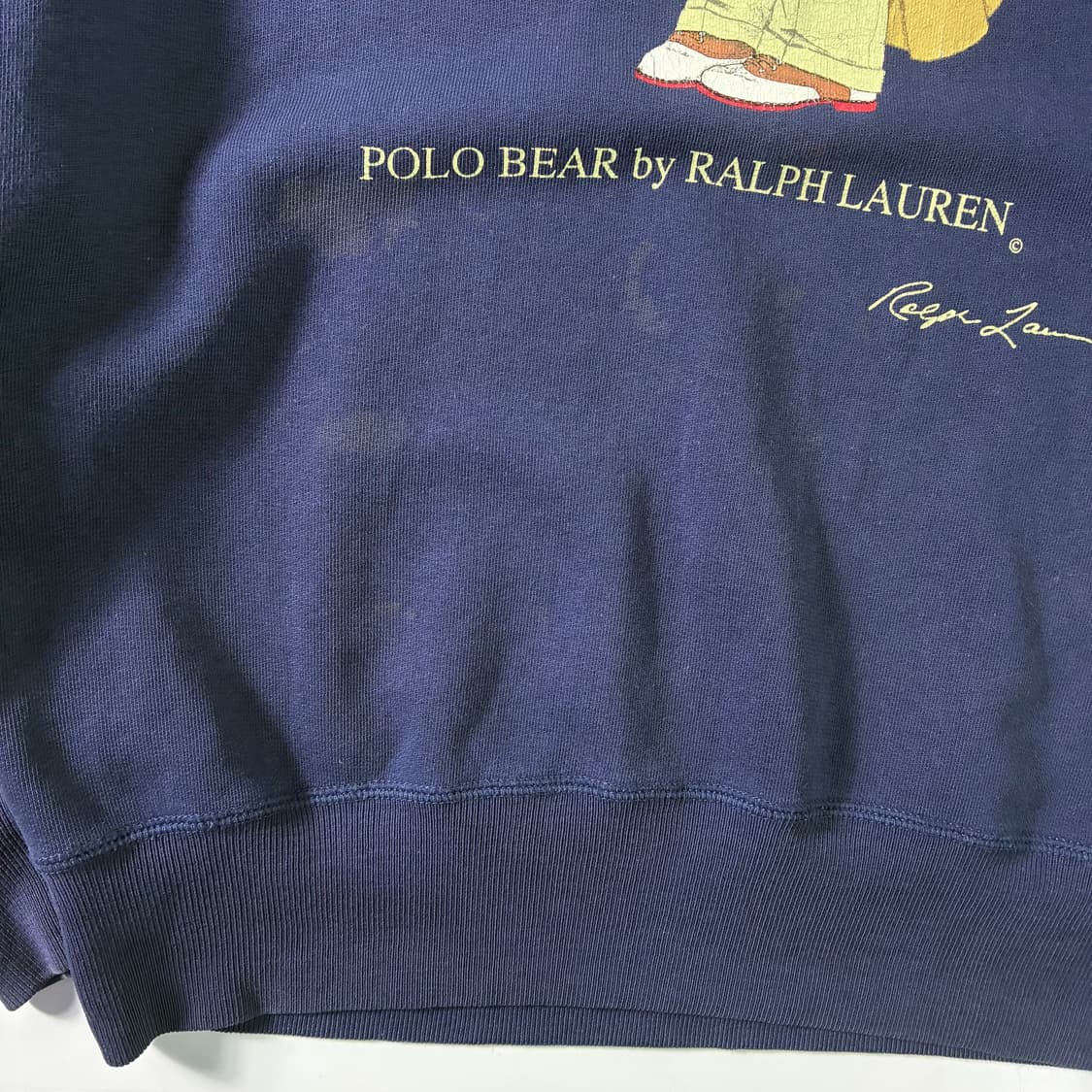 Polo  폴로 랄프로렌 90,s 베어 네이비 맨투맨  상품이미지4