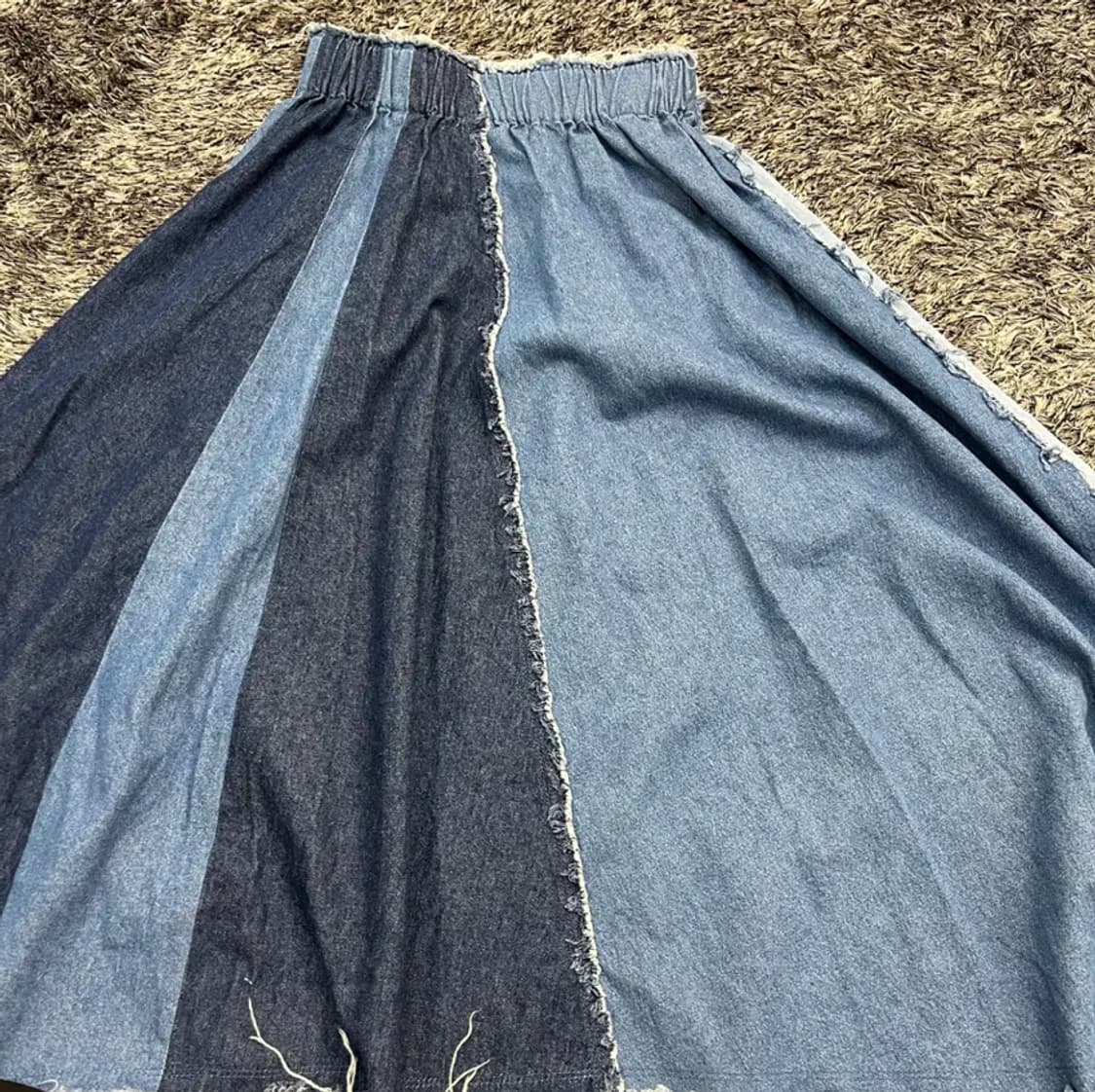 일본 빈티지 니코앤드 여성 롱 청스커트 (3) 상품이미지4