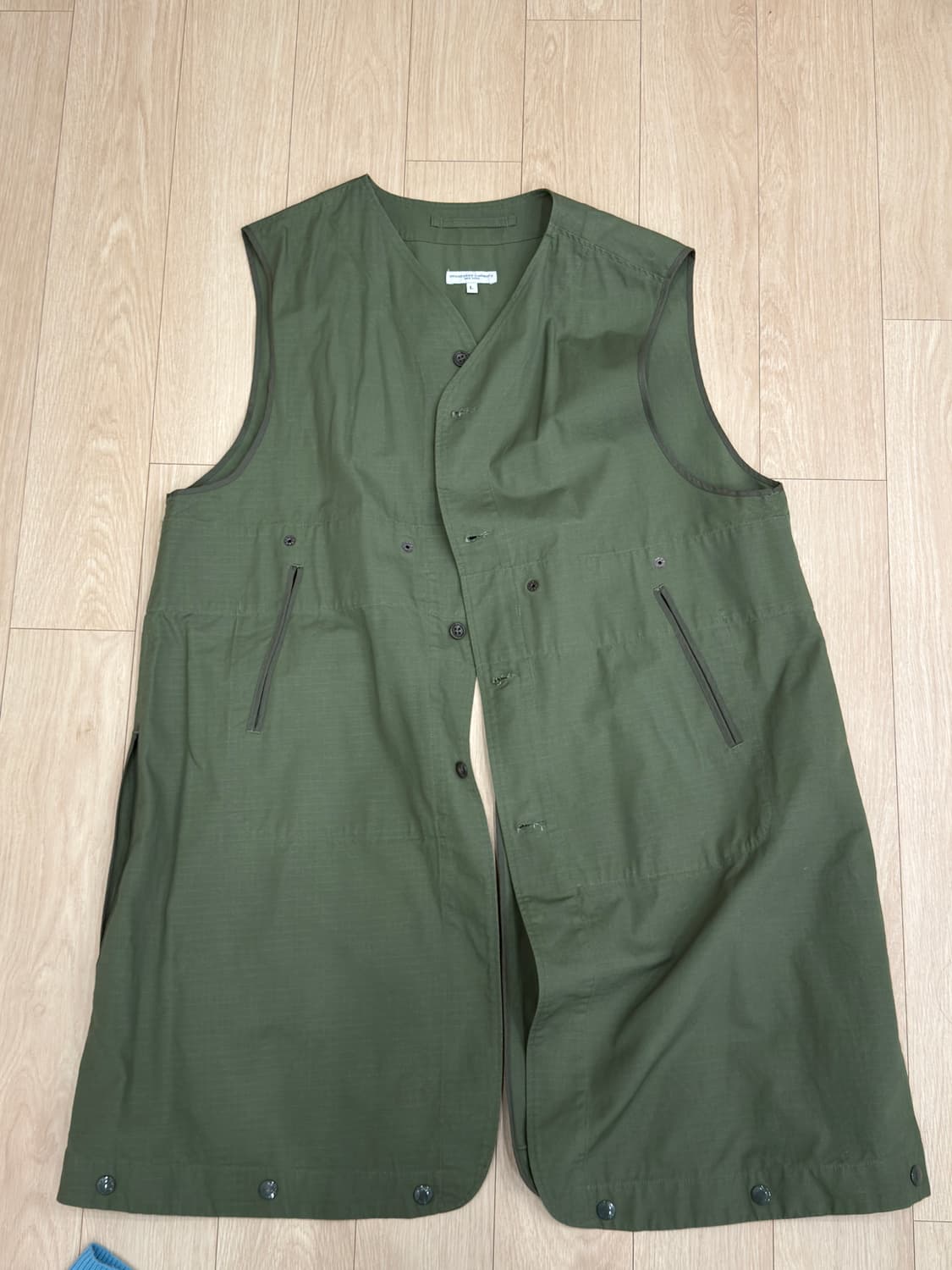 Engineered Garments 롱 베스트 카키 L 상품이미지1