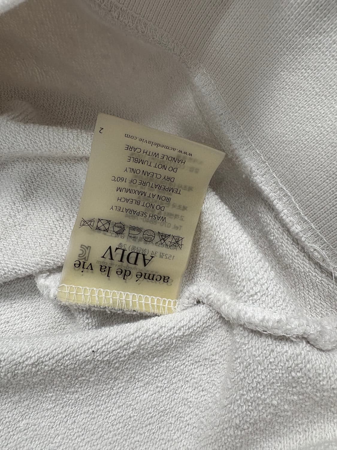 아크메드라비 후드티 화이트 2 상품이미지8