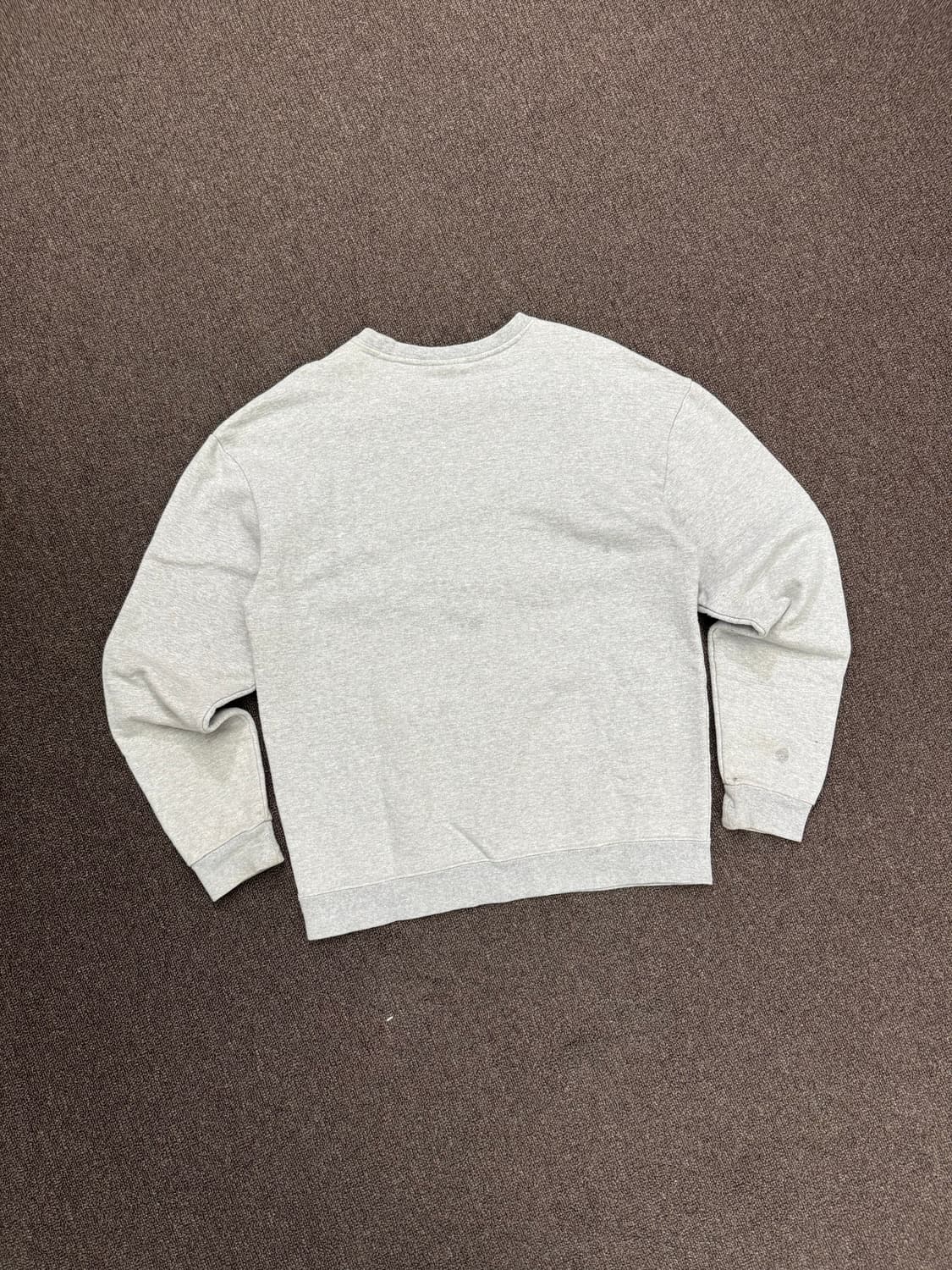 M)알파인더스트리 빈티지 로고 프린팅 그레이 스웻셔츠 상품이미지4