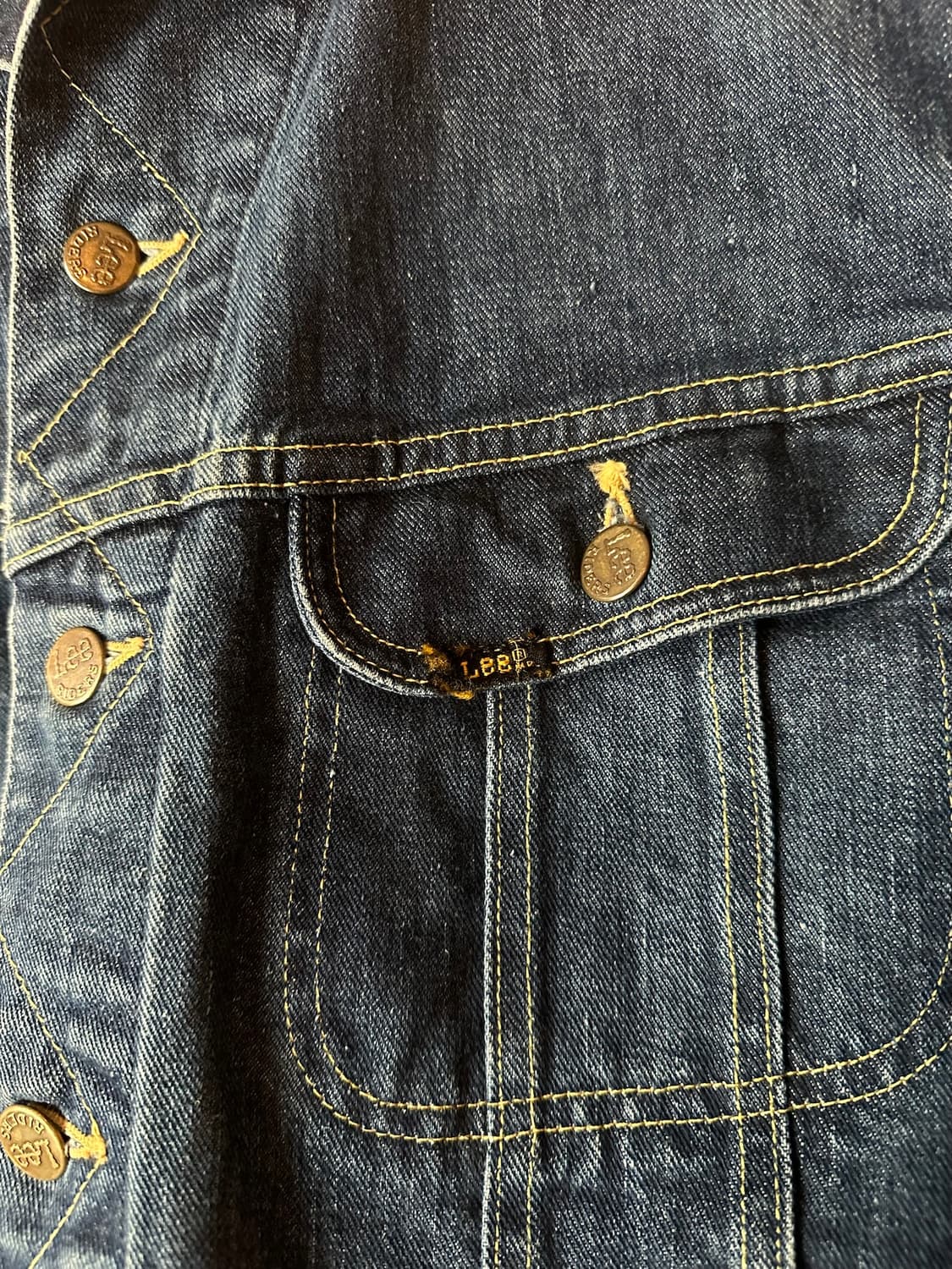 70s USA LEE 101J Denim Jacket 상품이미지3