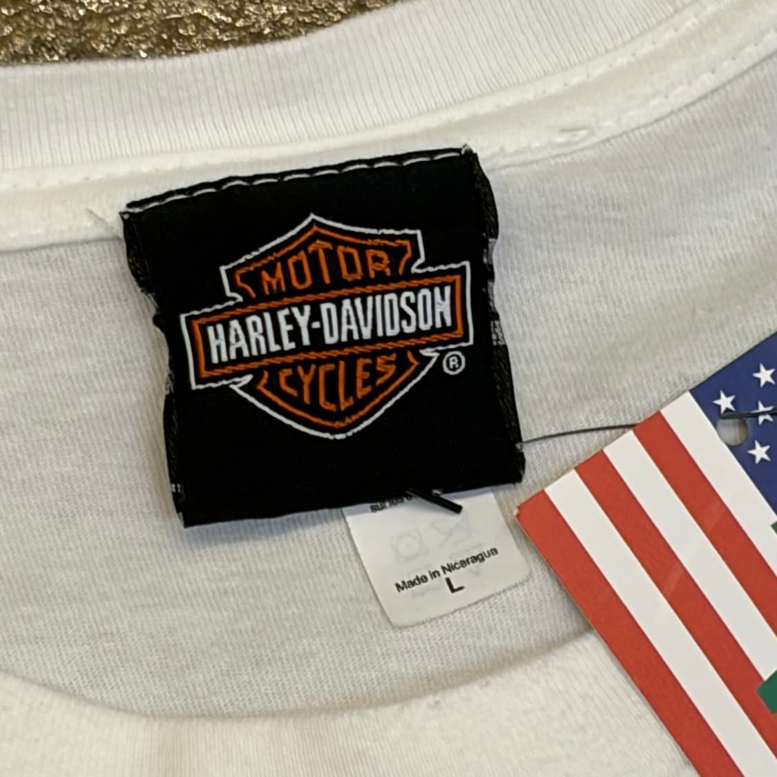 미국 빈티지 할리데이비슨 스모키마운틴 롱슬리브 긴팔티 상품이미지5