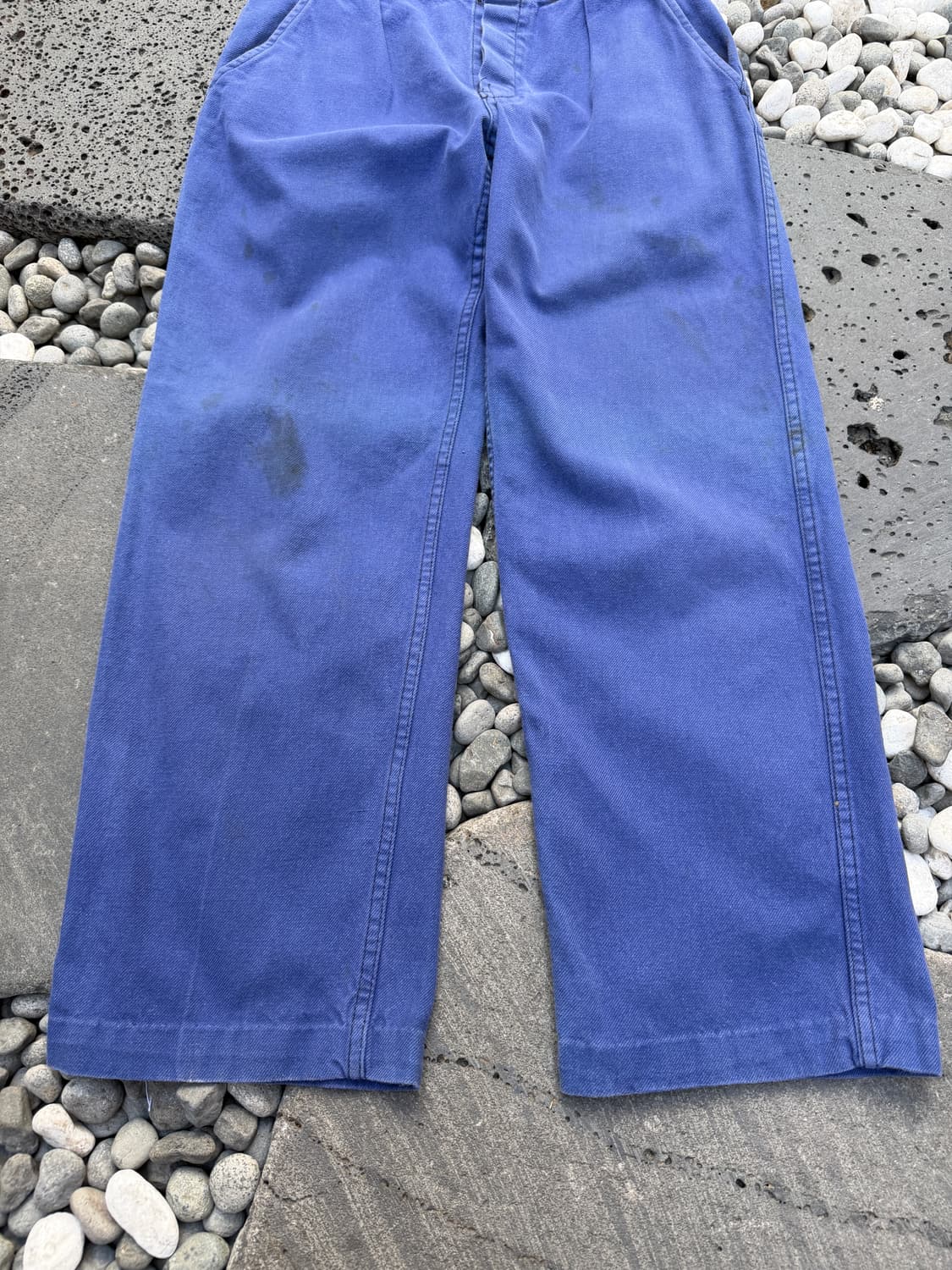 1960s FADED WASHED BLUE FRENCH 프렌치워크팬츠 상품이미지4