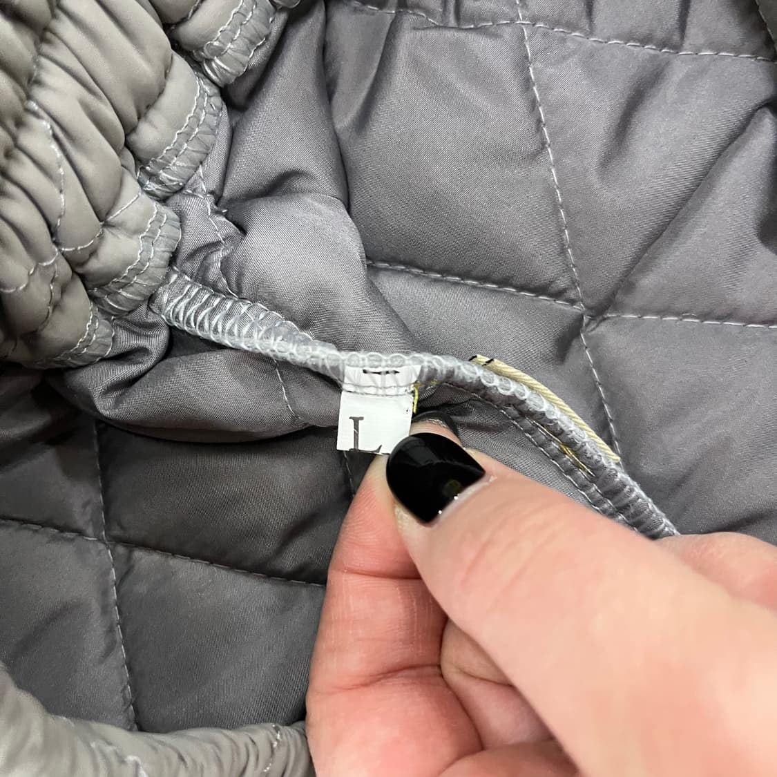 L 고급 퀄팅 패딩 치마 스커트 0202M2 상품이미지3