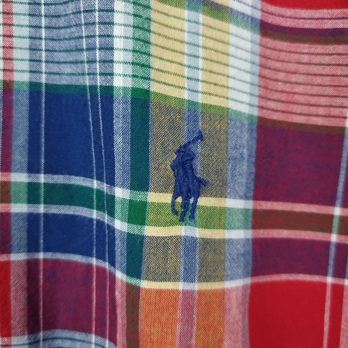 [폴로 랄프로렌] 포니 로고 자수 체크 반팔 셔츠 M20134 상품이미지7