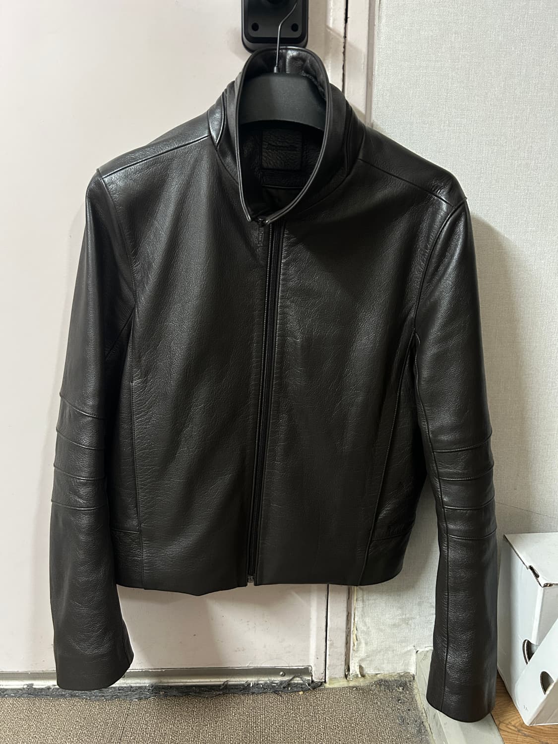 머듈 014 어펜딕스 레더자켓 brown [1size] 상품이미지2