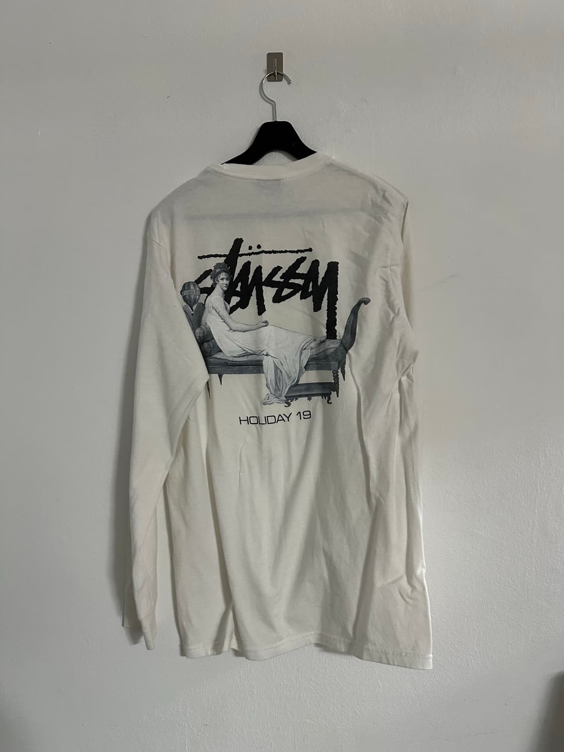 스투시 긴팔 슬리브 티셔츠 화이트 M 사이즈 상품이미지1