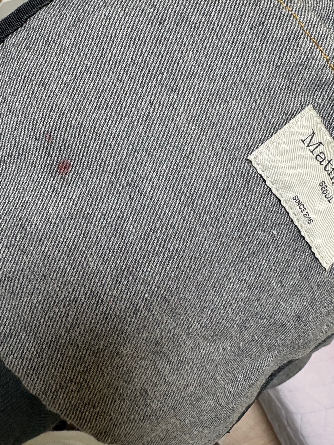 마뗑킴 데님 워싱 토트백 상품이미지2