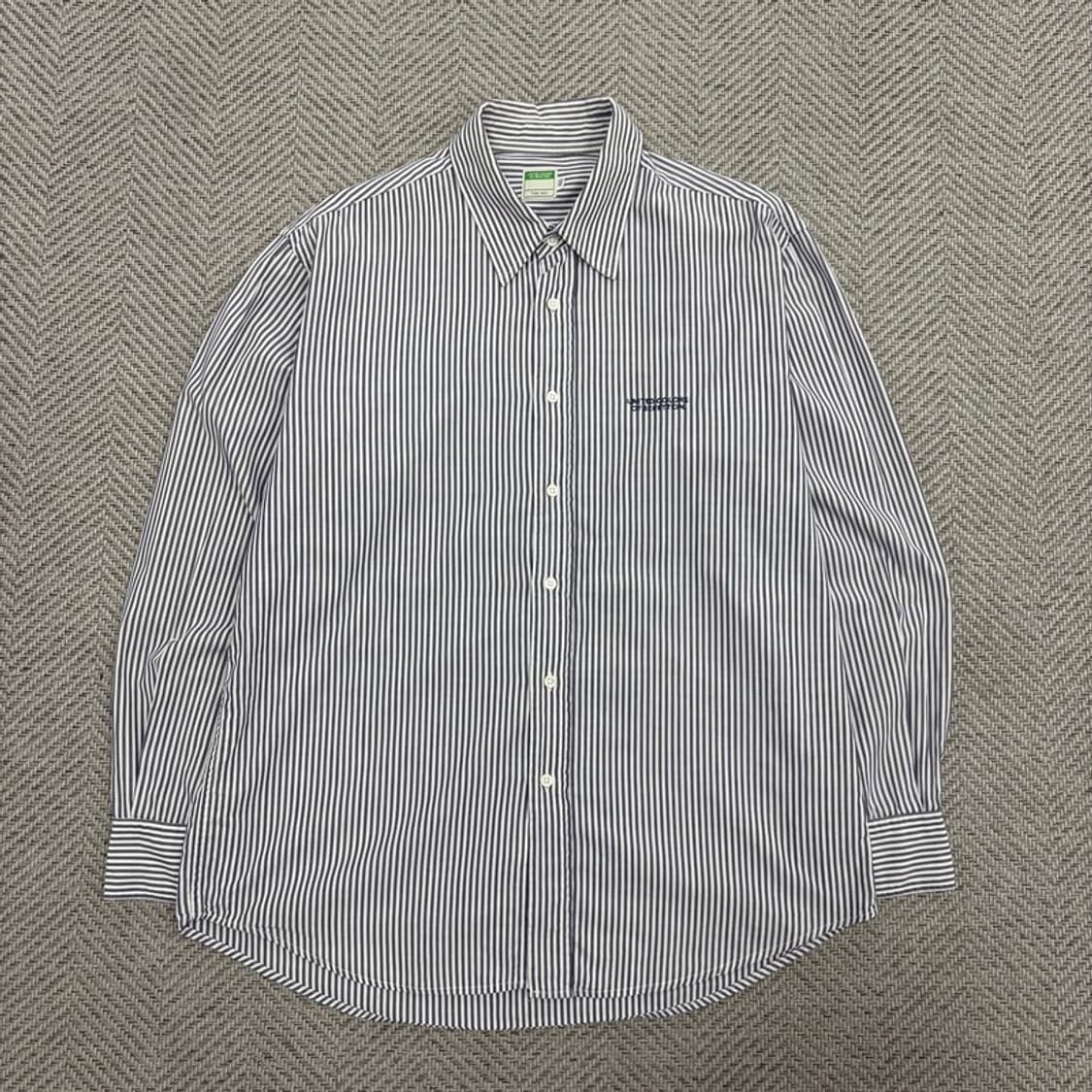 베네통 스트라이프 셔츠 v2090 상품이미지1