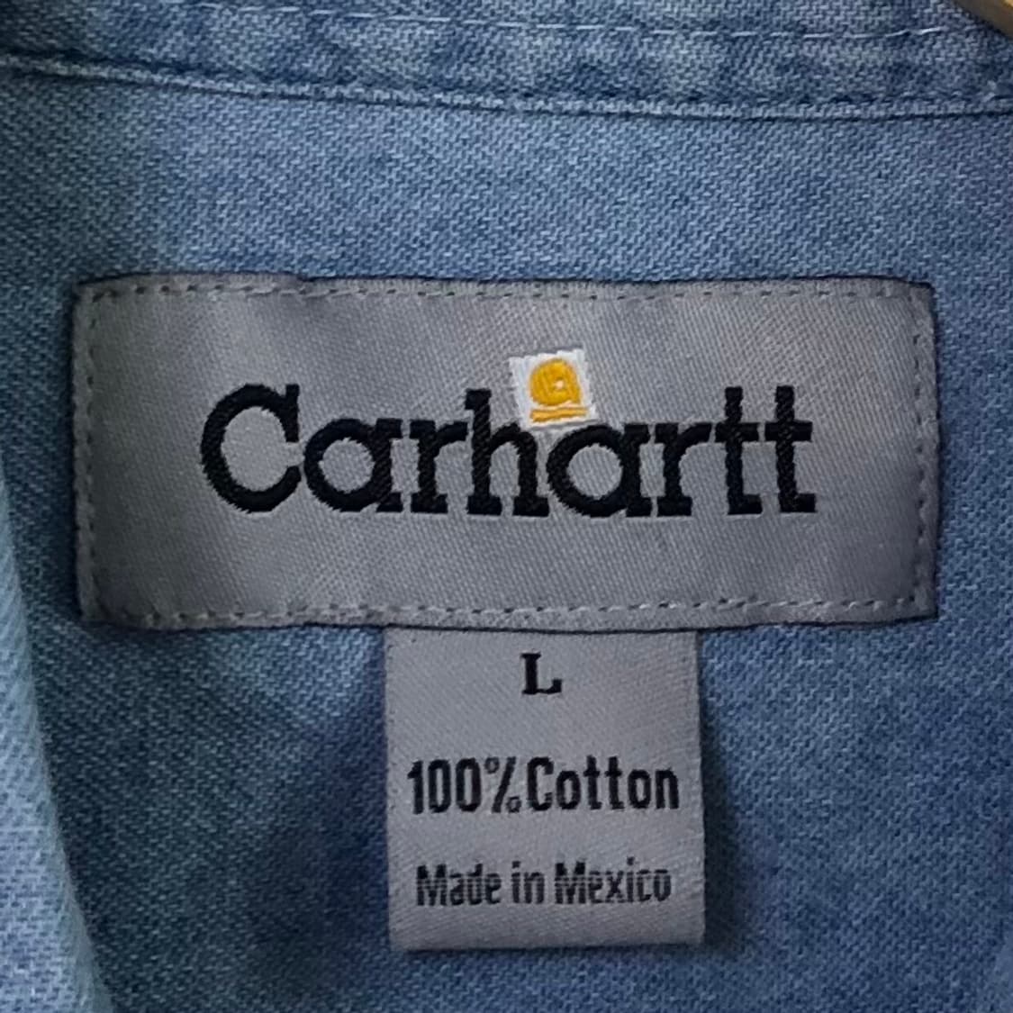 XL 칼하트 데님 셔츠 상품이미지3