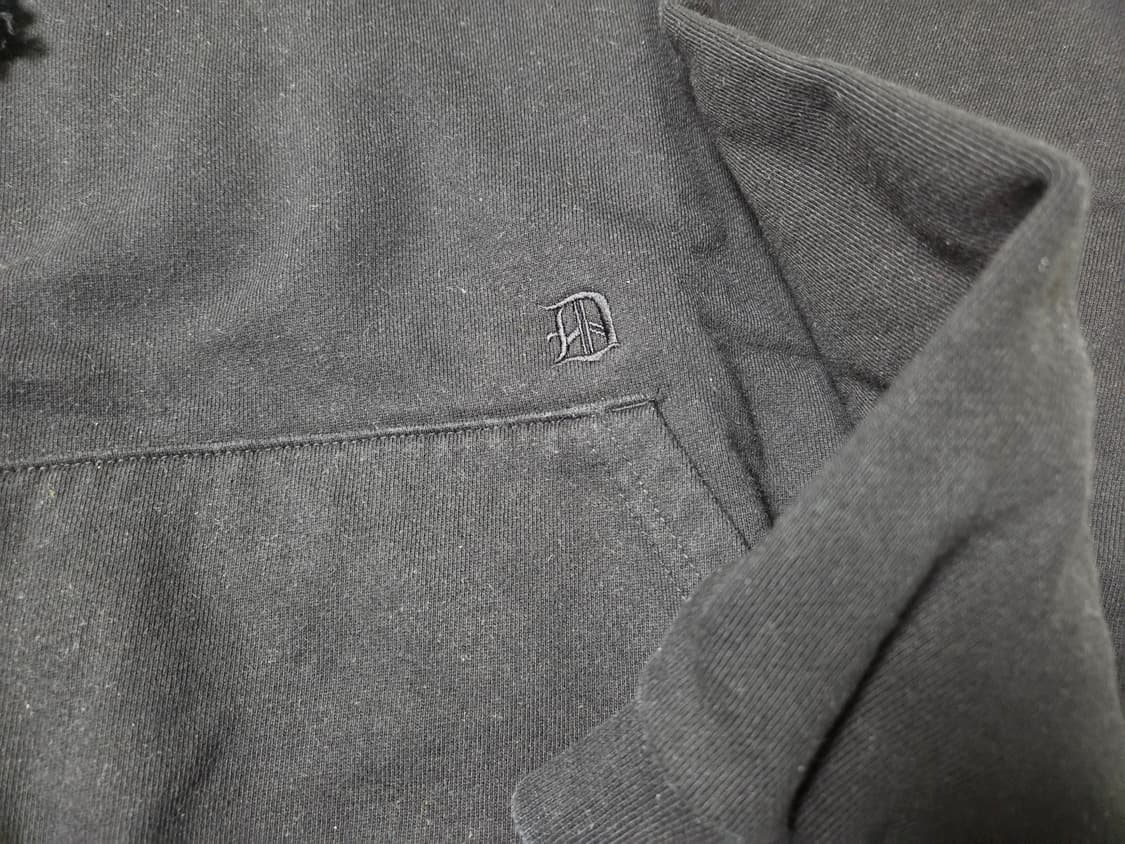 [M] 듀테로 DTR1940 90s Hoodie Black 상품이미지4