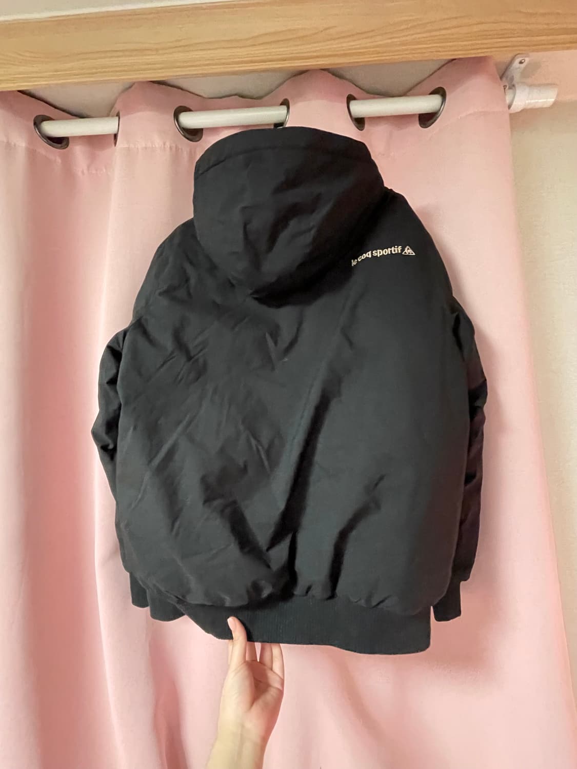 르꼬끄 블랙 숏패딩 상품이미지2