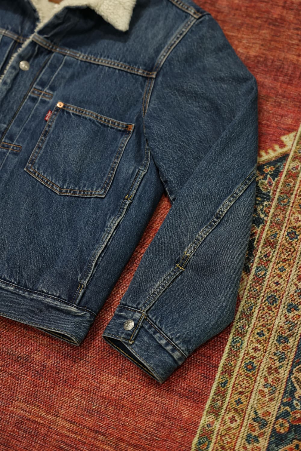 리바이스 프리미엄 쉐르파 데님자켓 1세대 판매 상품이미지3