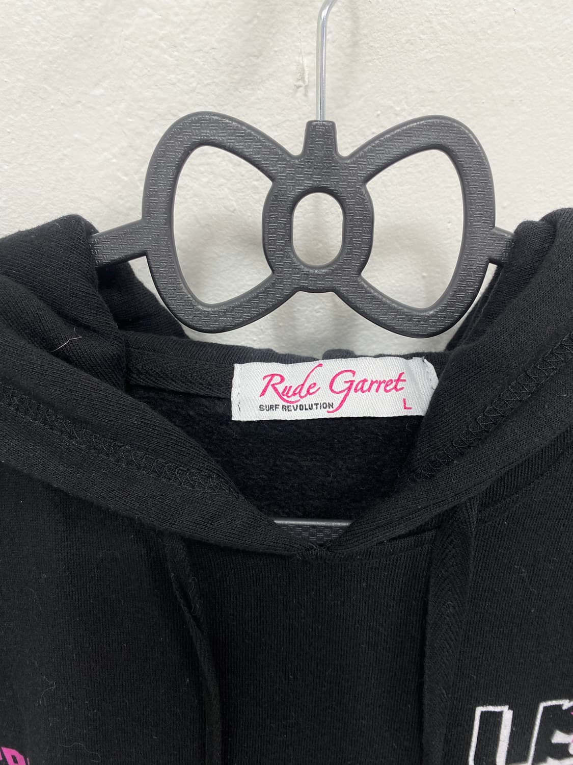 [RUDE GARRET] 펑크 y2k 레터링 후드티 상품이미지5