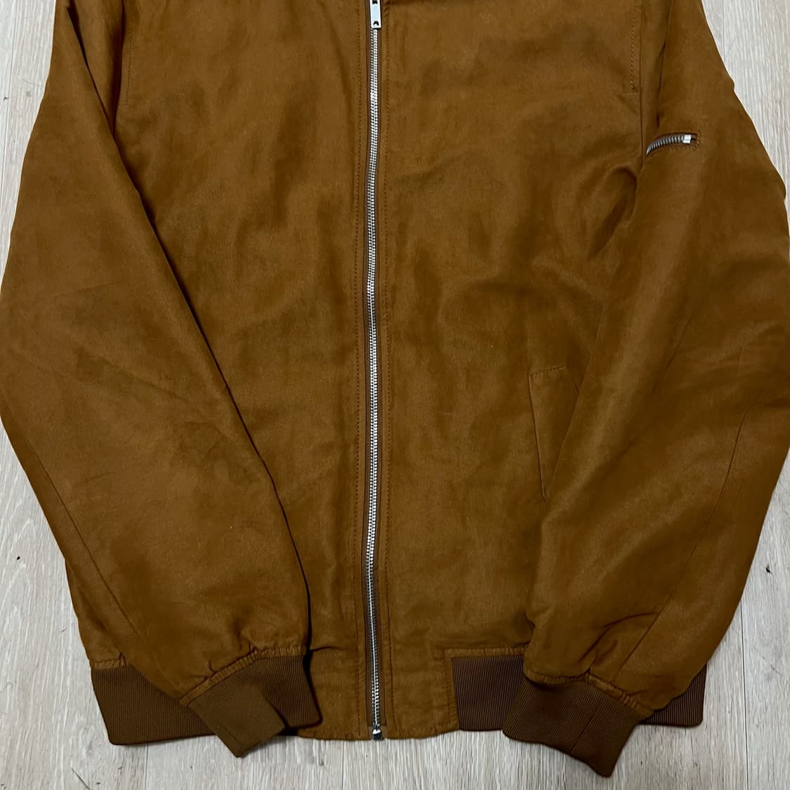 버쉬카 남성 미니멀 스웨이드 자켓 L/100  상품이미지3