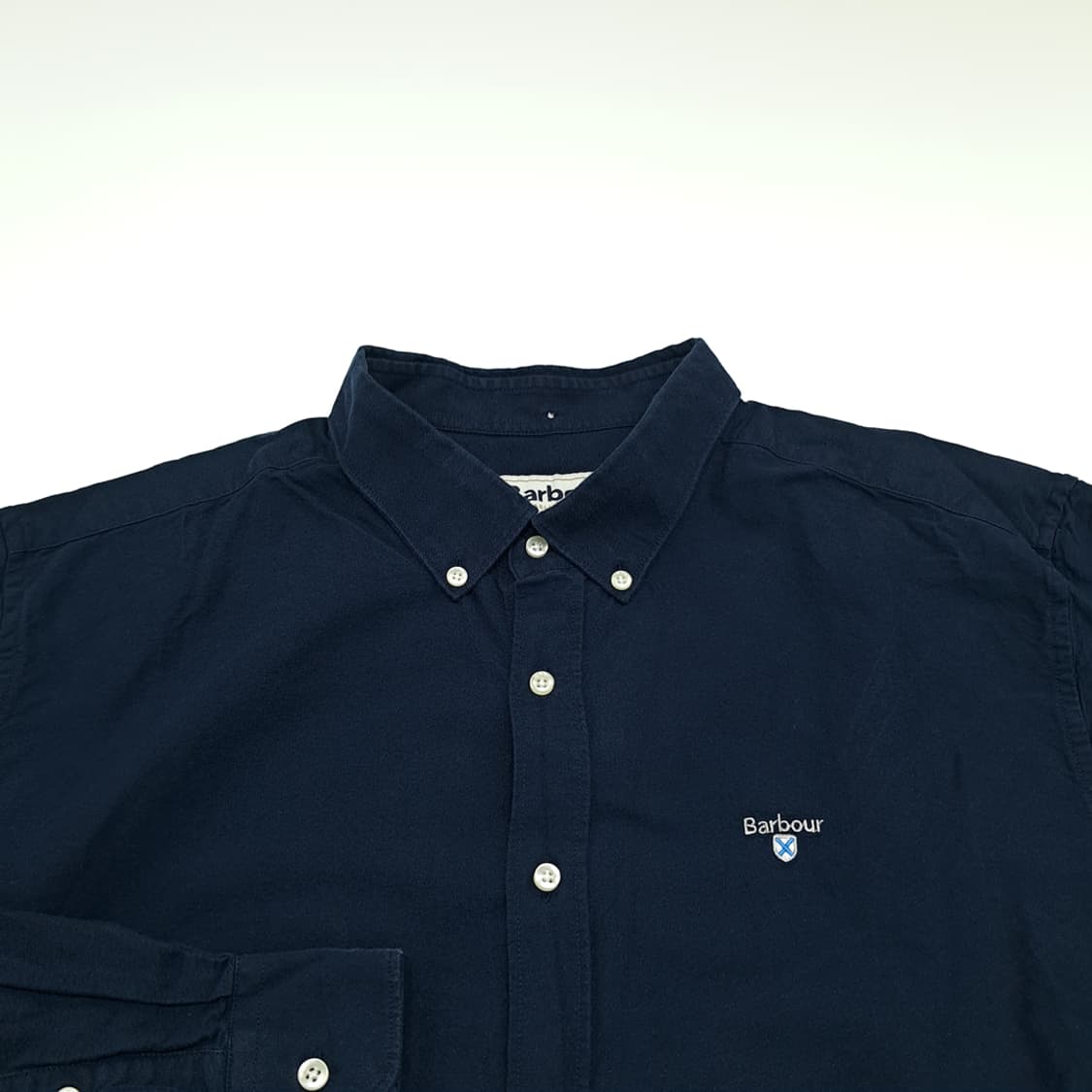 CN795 XL 바버 클래식 블랙 테일러드핏 긴팔 셔츠 남방 상품이미지3