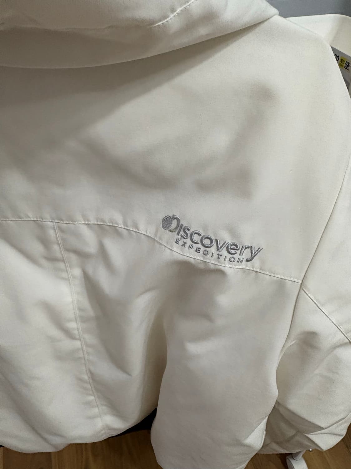디스커버리 화이트 패딩 상품이미지5
