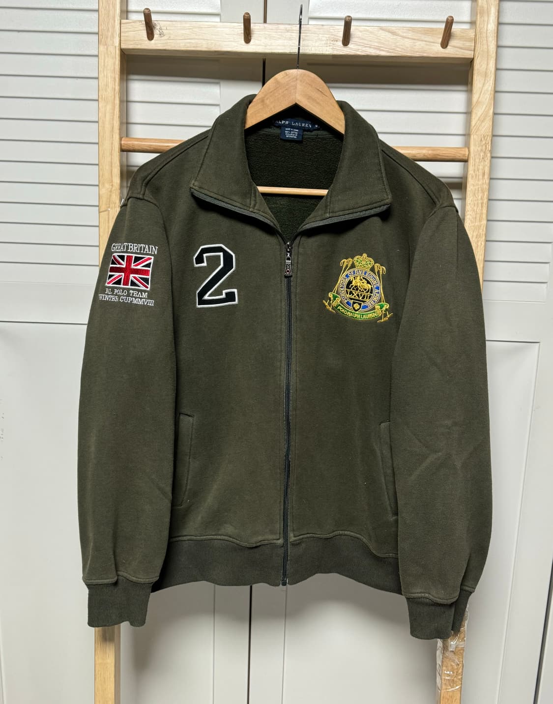 폴로 랄프로렌 잉글랜드 빅로고 코튼 자켓 상품이미지1