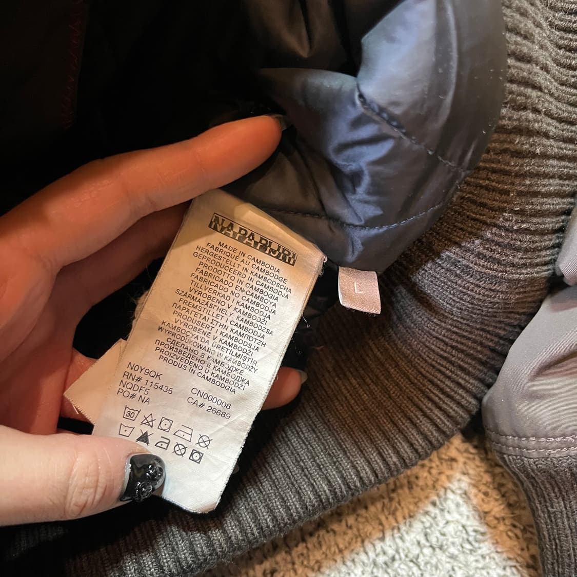 NAPAPIJRI 나파피리 하이넥 블루종 자켓 상품이미지6