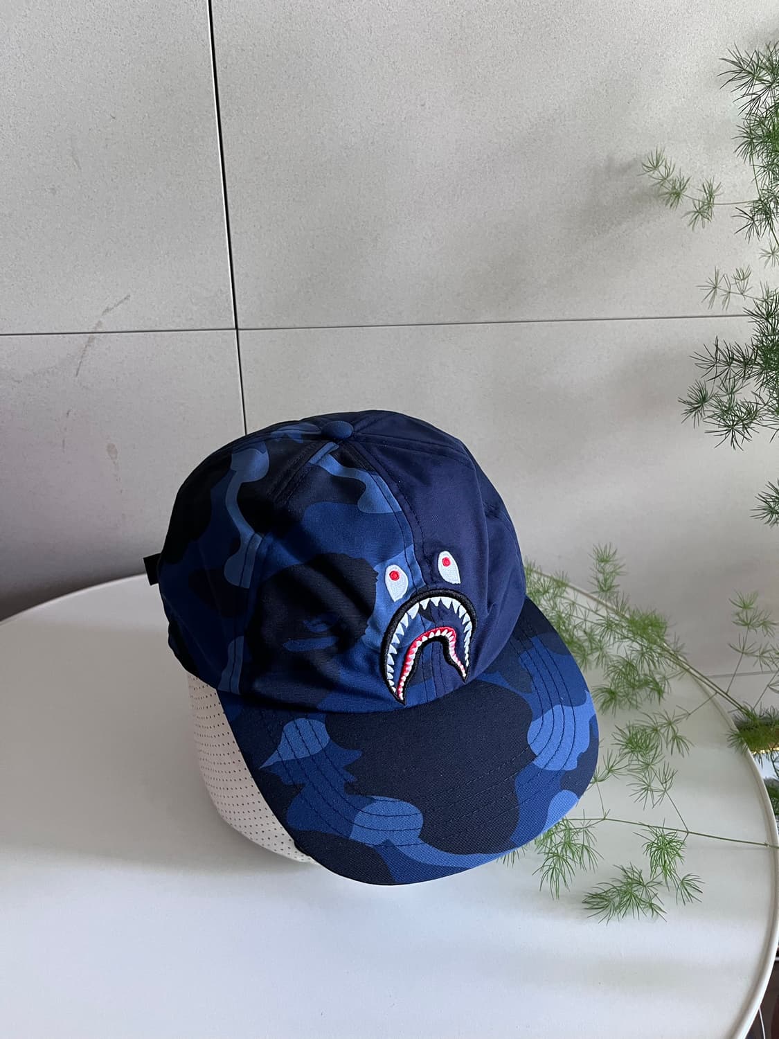 18 FW 베이프 BAPE 청계 네이비 카모 볼캡 상품이미지1
