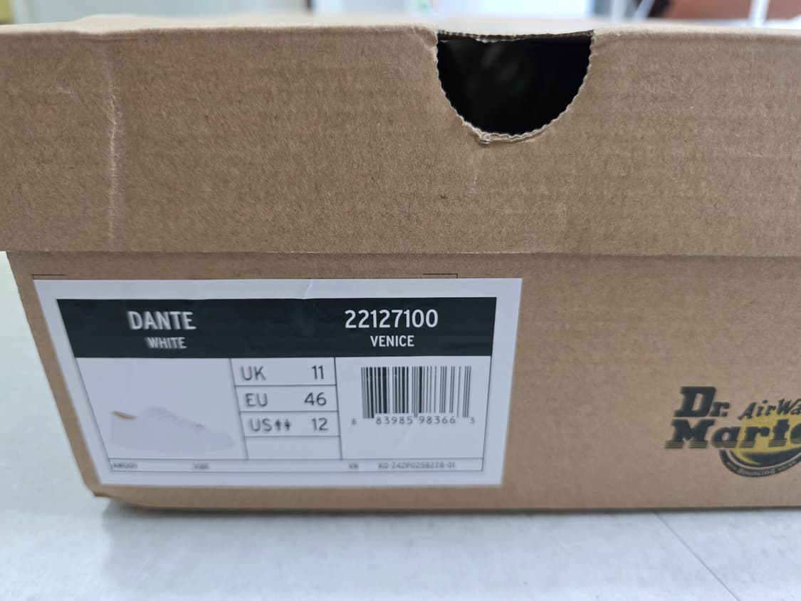 [새상품] 닥터마틴 단테 화이트 300mm 상품이미지3