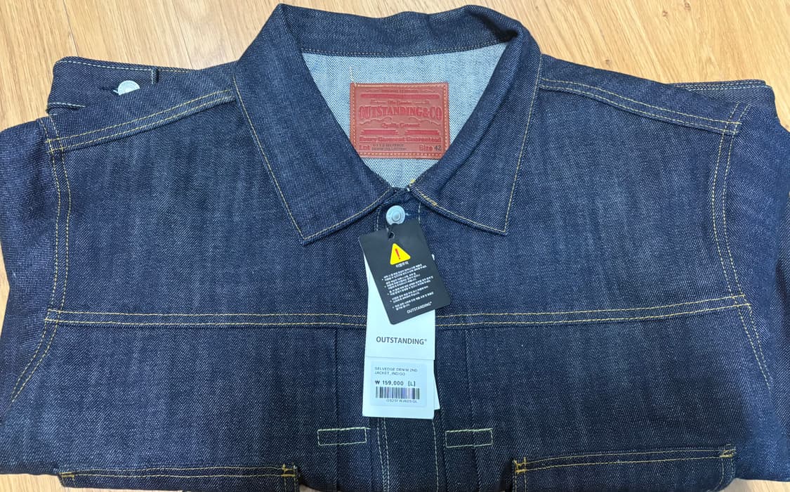 아웃스탠딩 셀비지 데님 2ND 자켓 상품이미지2