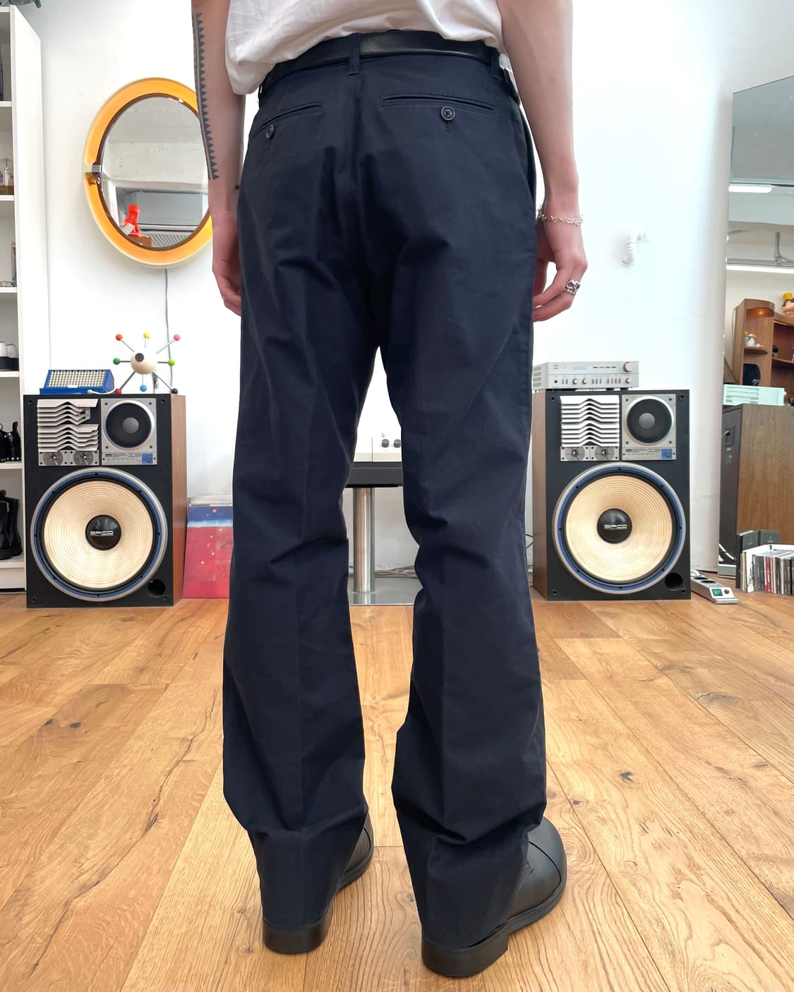 [31] 버버리 스트라이프 코튼 팬츠 상품이미지3