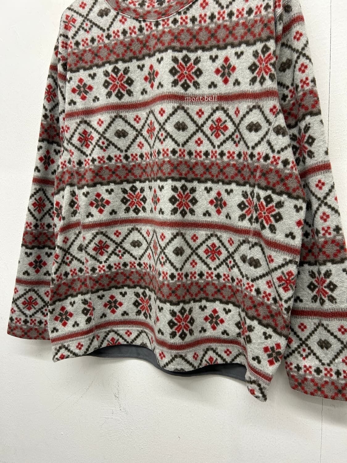 JPN 몽벨 노르딕 패턴 플리스 풀오버 상품이미지2