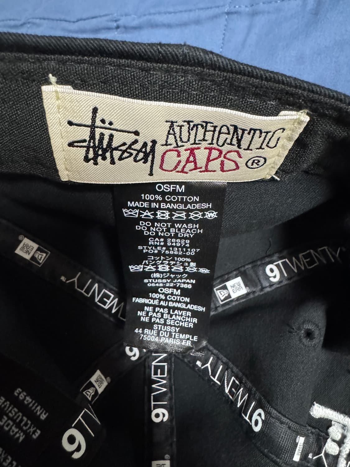 스투시 뉴에라 모자 블랙 상품이미지5