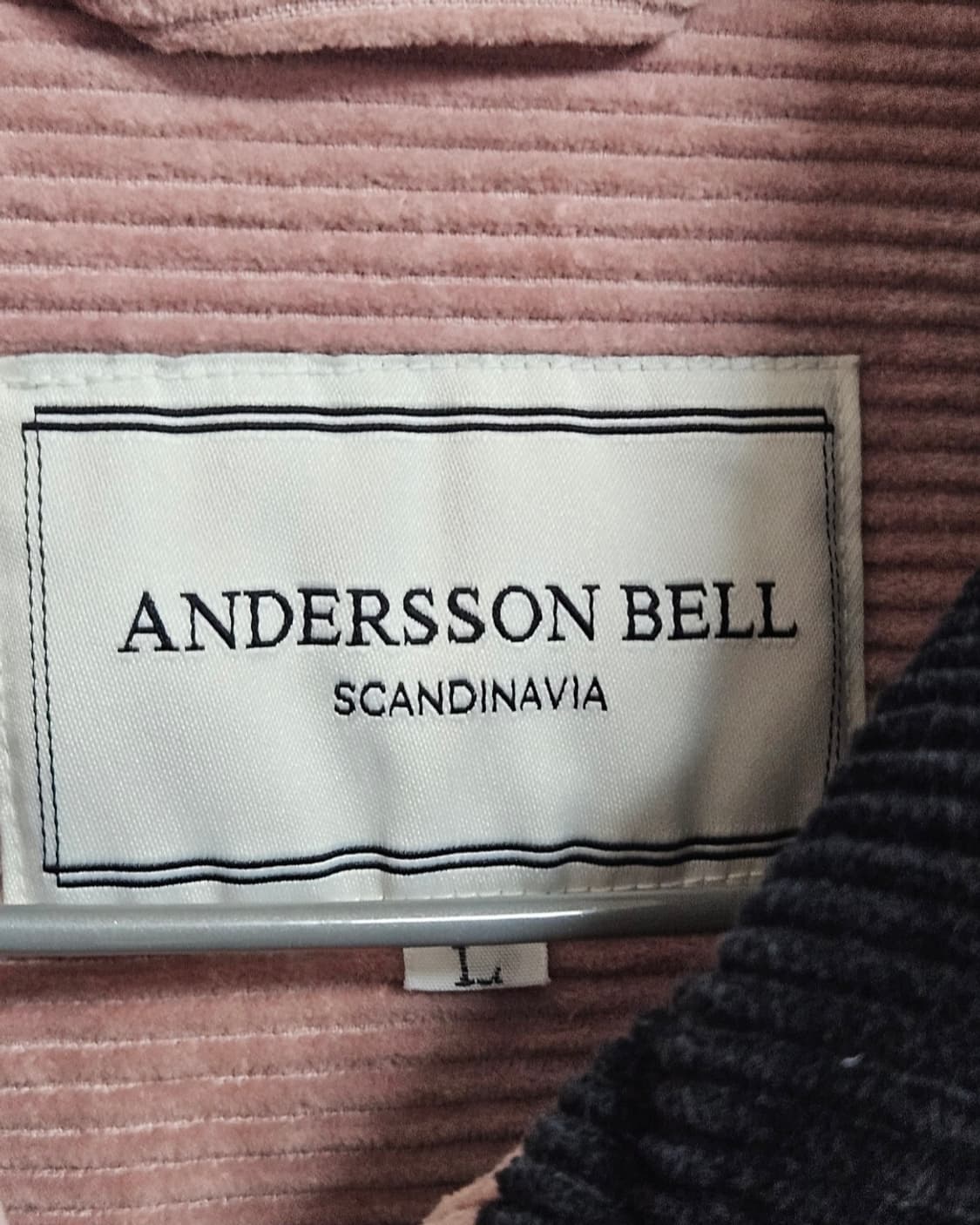 앤더슨벨 인디핑크 코듀로이 집업 자켓/ 상품이미지4