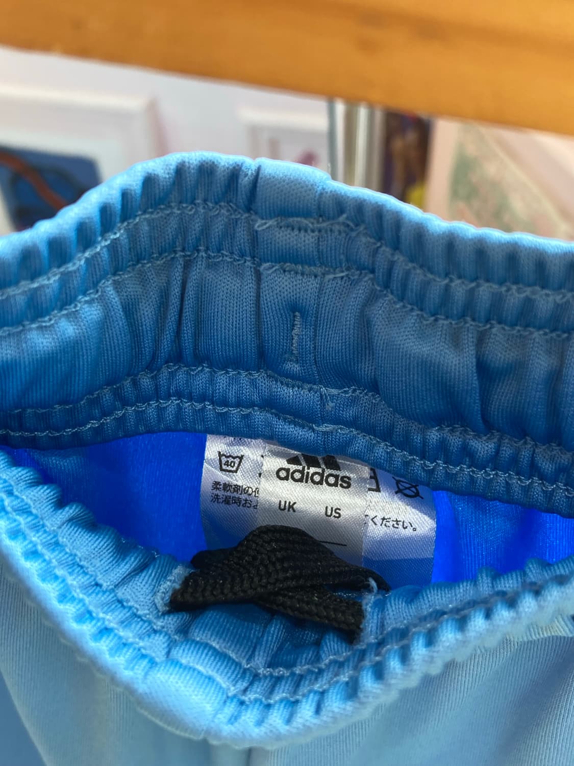 아디다스 adidas 스카이블루 5부 숏 트랙팬츠 상품이미지6