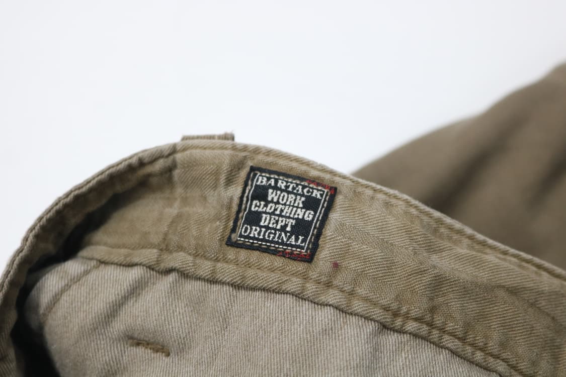 BARTACK 바택 빈티지 멀티 포켓 카키 카고 팬츠 상품이미지9
