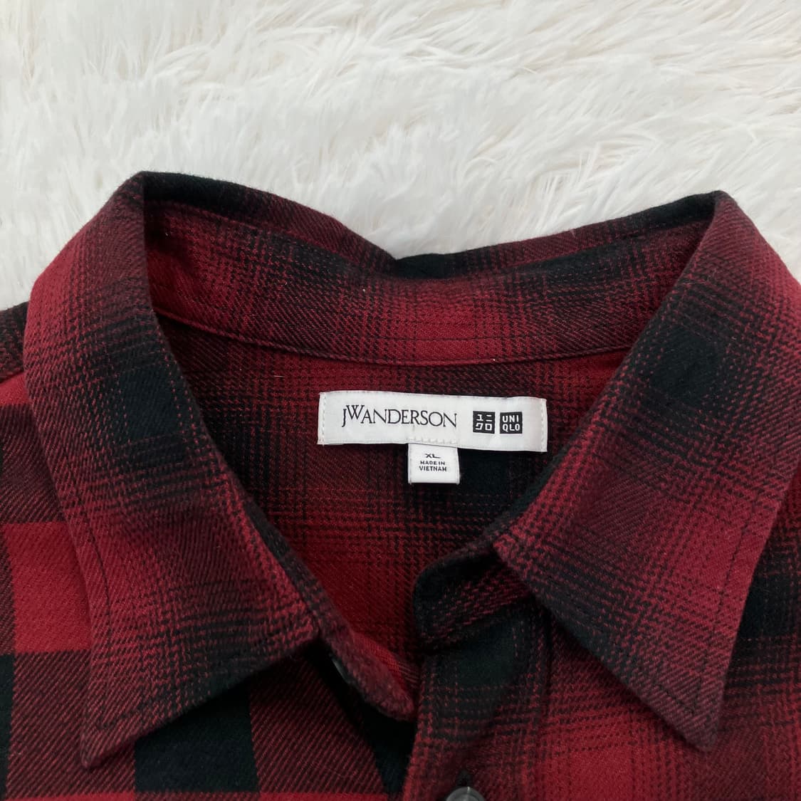 빈티지 JW앤더슨 유니클로 콜라보 체크 패턴 셔츠 754 y2k 스트릿 상품이미지6