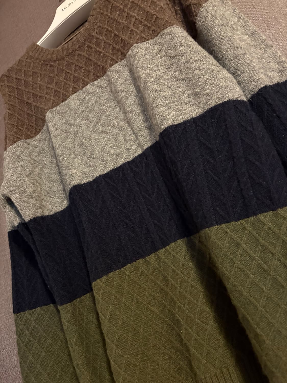 McGregor 남성 멀티컬러 니트 LL 상품이미지4