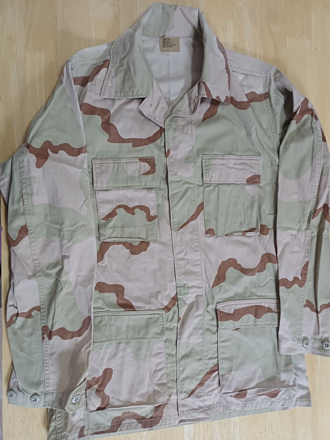 [105] 미군 사막삼색 BDU M-L 상품이미지1