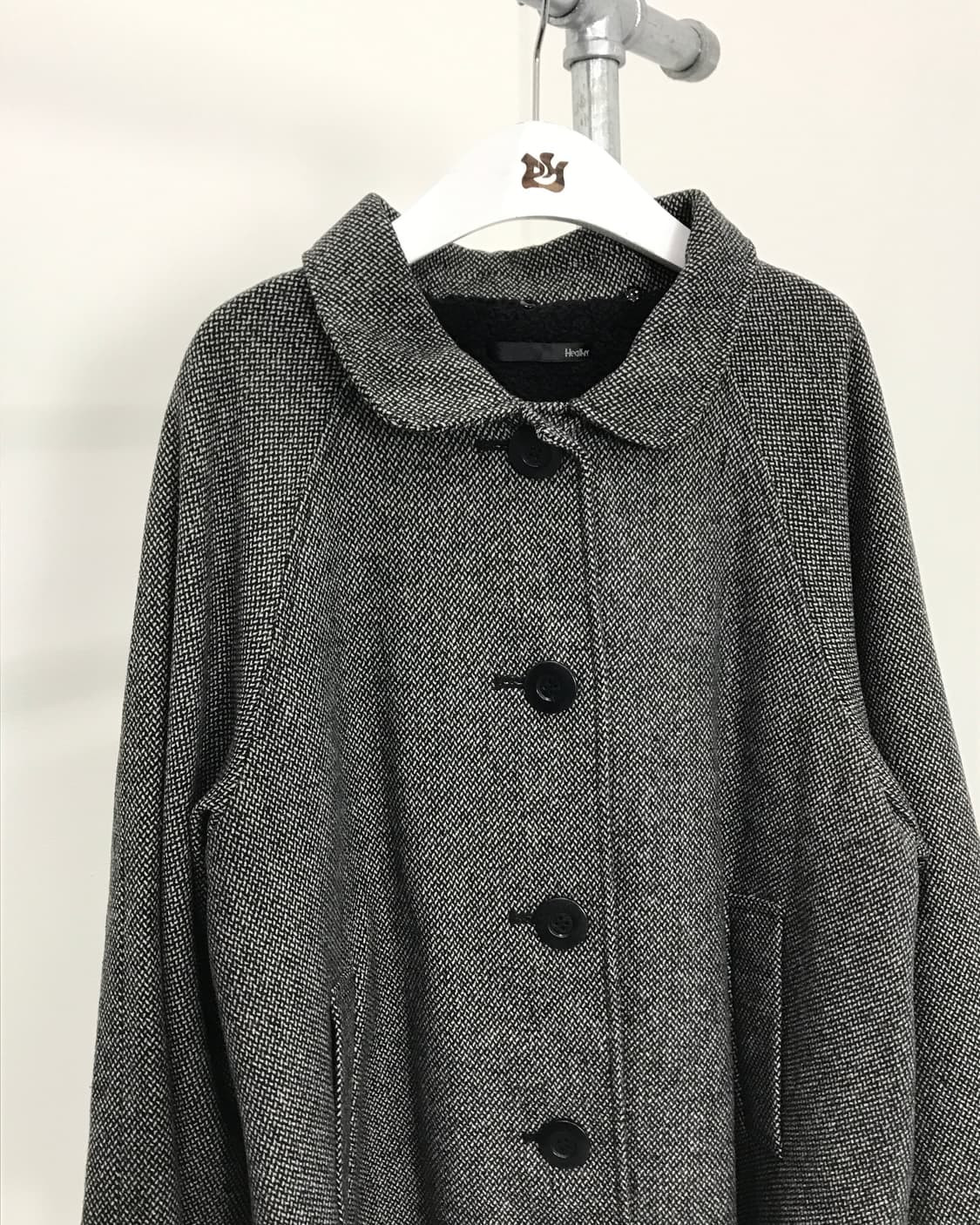 Heather Herringbone Short Coat 상품이미지6