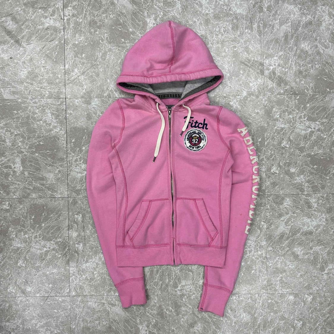 아베크롬비 y2k 여리핏 걸즈 대장급 후드집업 희귀져지(XS) 상품이미지2