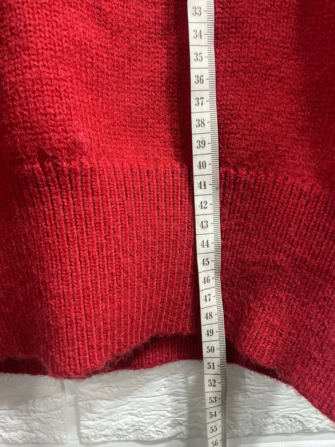 티파니앤 반팔큐빅니트 빨간니트 레드니트 상품이미지6