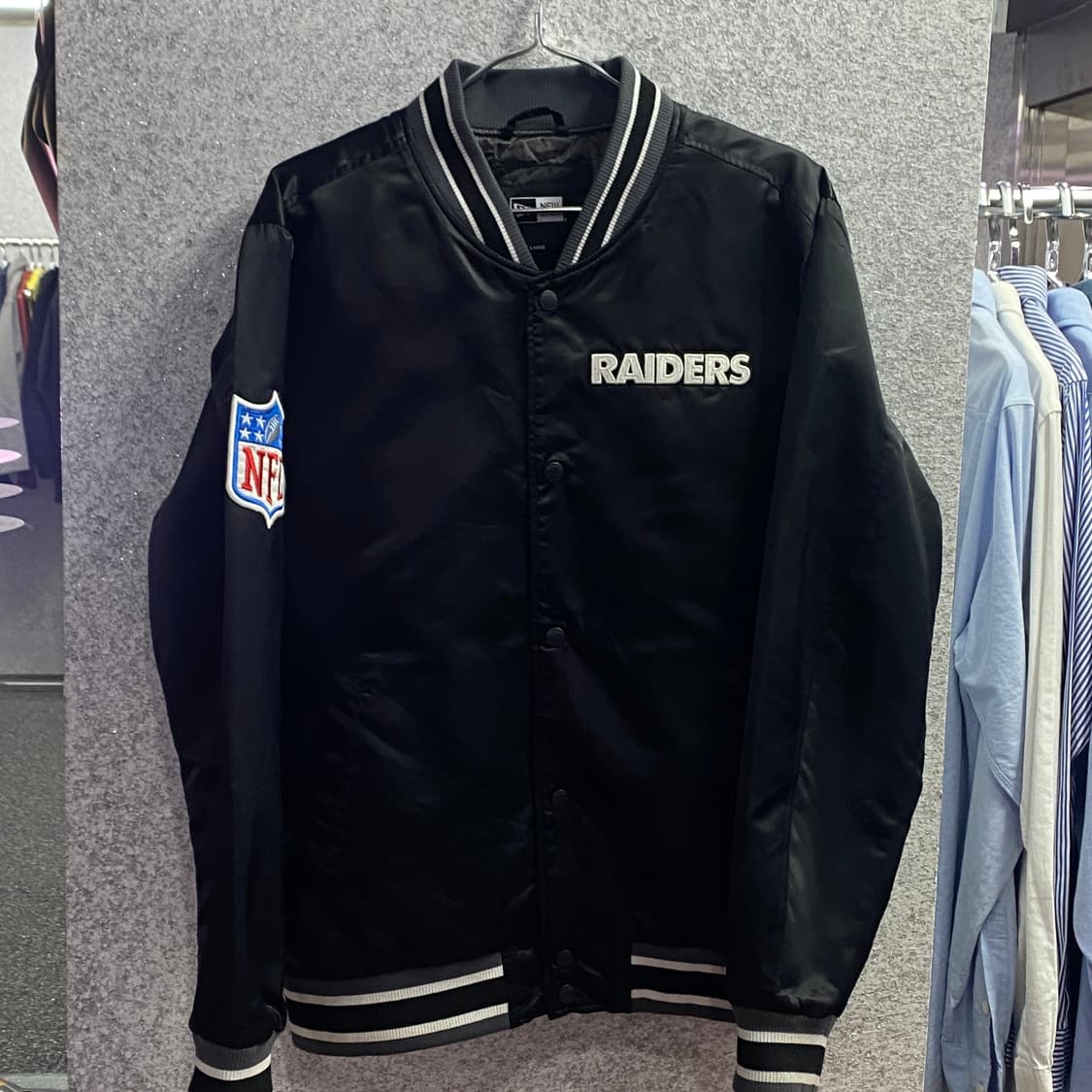 뉴에라 NFL 오클랜드 빅로고 바시티 자켓  B3016 상품이미지2