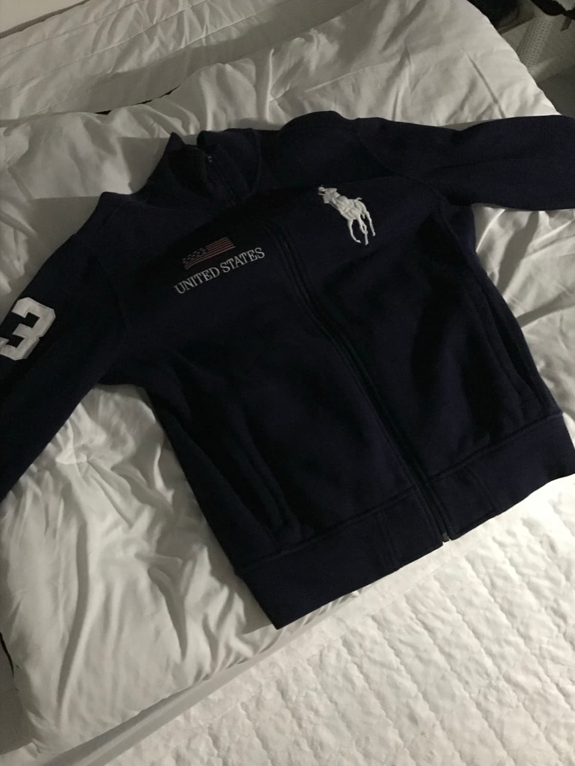 폴로 빅포니 집업 네이비 상품이미지1