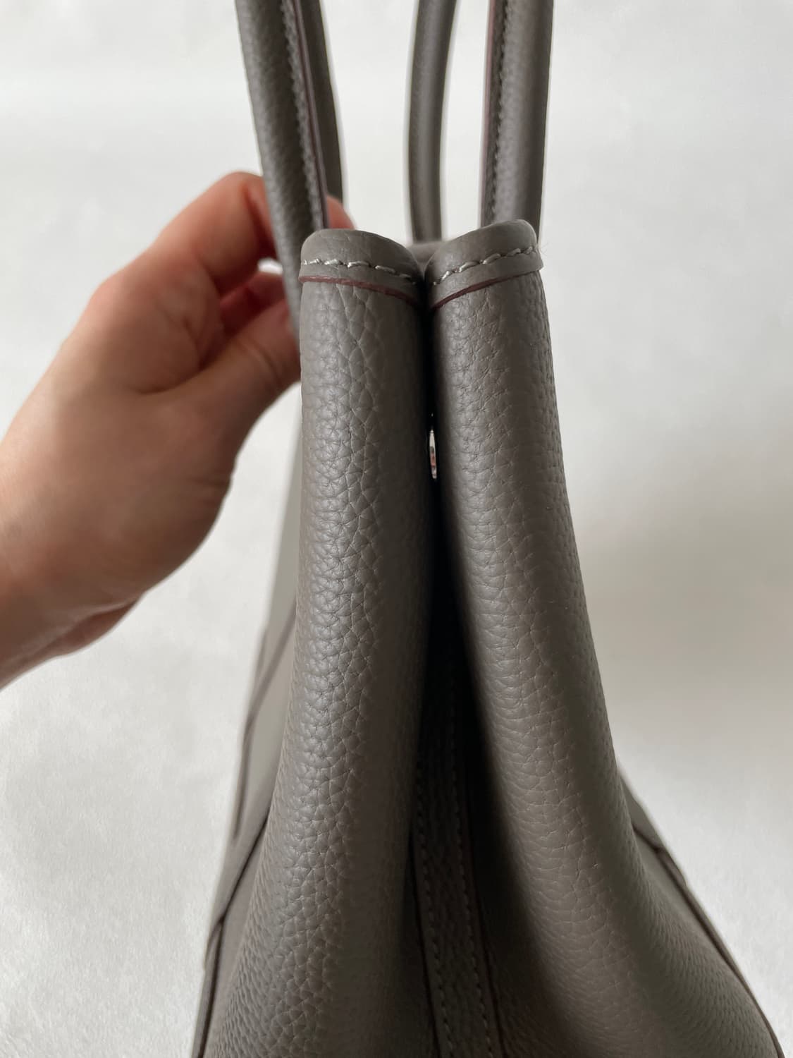 Pre owned 레더 토트백 상품이미지5