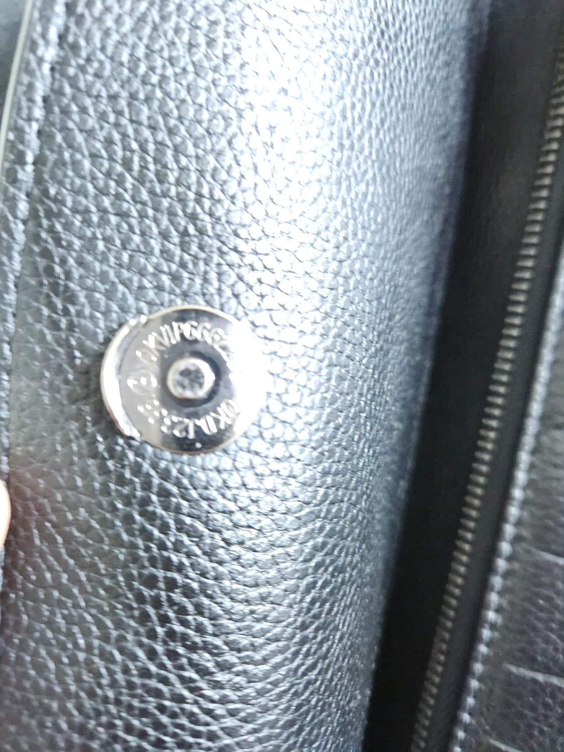 지센 블랙 악어 패턴 핸드백 상품이미지6