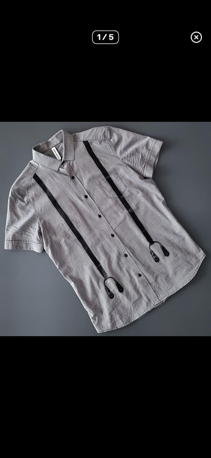 Neil barrett fake suspender shirts 상품이미지1