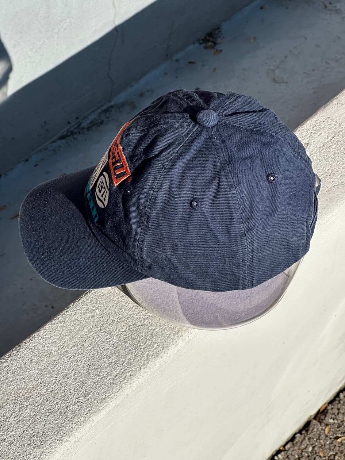 [F] 나쏘 로고 네이비 볼캡 모자 상품이미지3