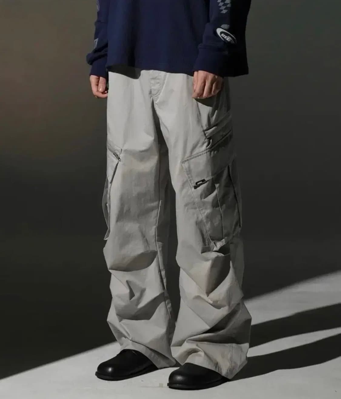 그레일즈 빅카고 팬츠 라이트그레이 상품이미지1